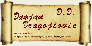 Damjan Dragojlović vizit kartica